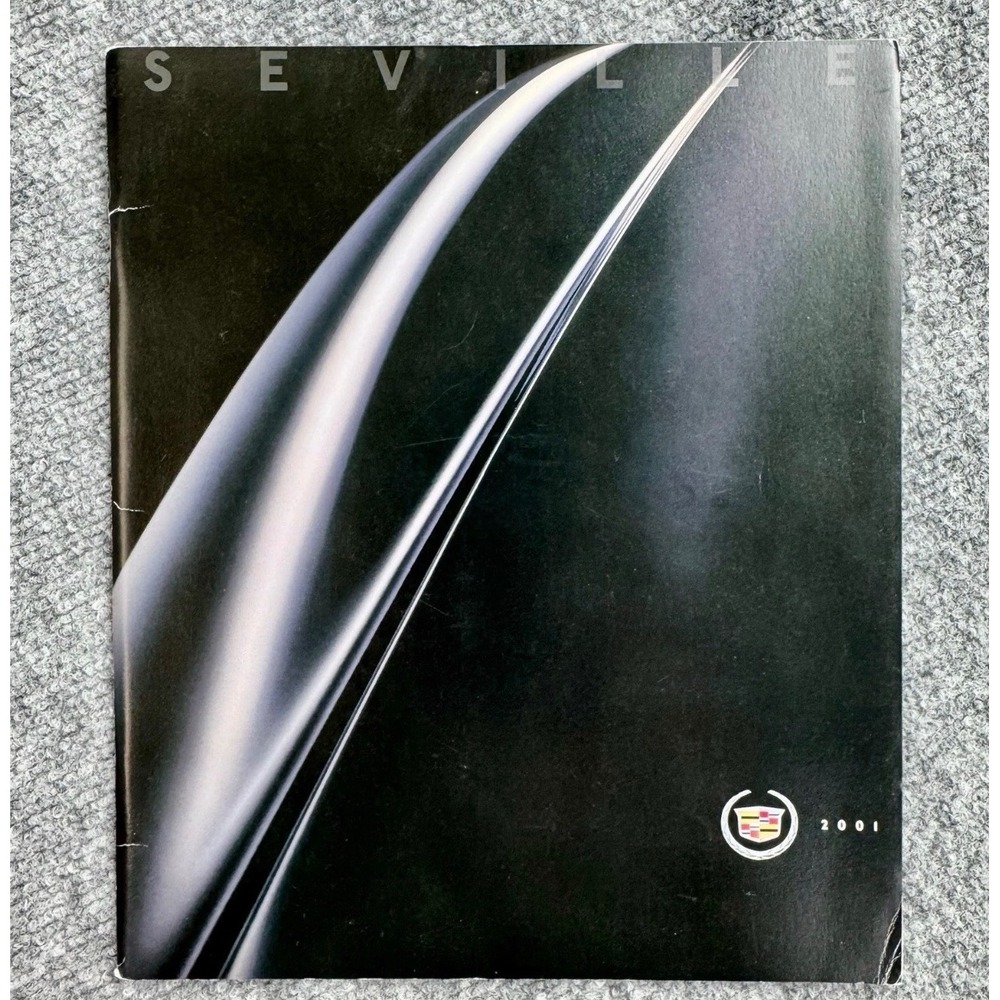 2001 Cadillac Seville Sales Brochure STS SLS Northstar V8 Luxury Sedan Catalog‎